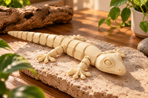 Gecko Articulé – Figurine 3D Imprimée